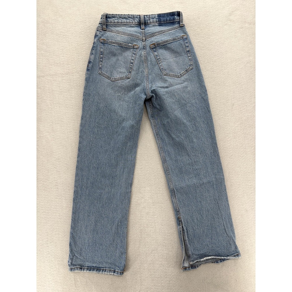 Abercrombie & Fitch Light Blue Straight Leg Jeans - Picture 13 of 14